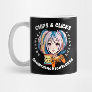 Gamer girl Japanimation French fries lover Mug